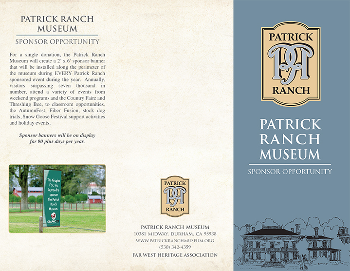 Patrick Ranch Sponsorship Brochure page 1